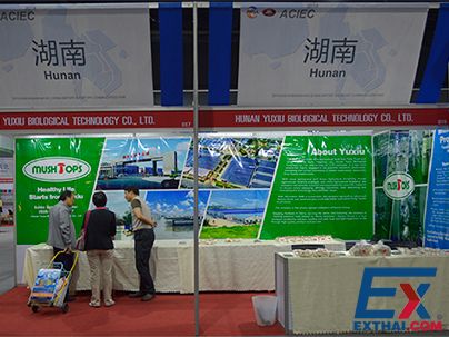 湖南省宇秀生物科技有限公司参展2014年东盟曼谷中国进出口商品展览会