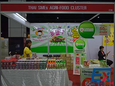 泰国食品零食糖果吱喳妹妹酸角软糖参展2014年东盟曼谷中国进出口商品展览会