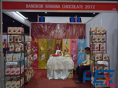 2012曼谷巧克力香蕉干参展2014年东盟曼谷中国进出口商品展览会
