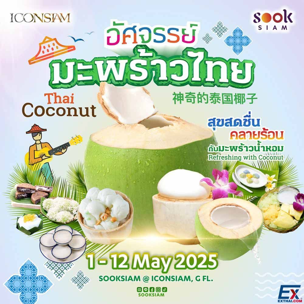 2025年5月1日-12日 神奇泰国椰子节